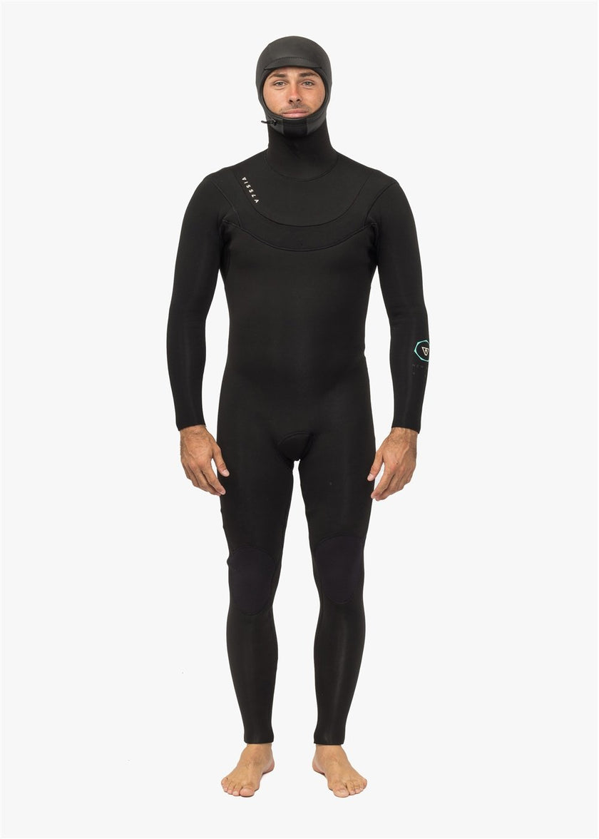 Vissla  New Seas 5-4 Hooded U-Zip Wetsuit