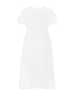 Daisy Linen Dress  - White