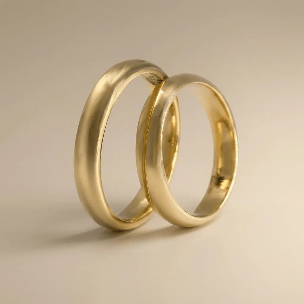 4mm Gold Wedding Band – Classic Orion – 9ct/14ct/18ct Gold