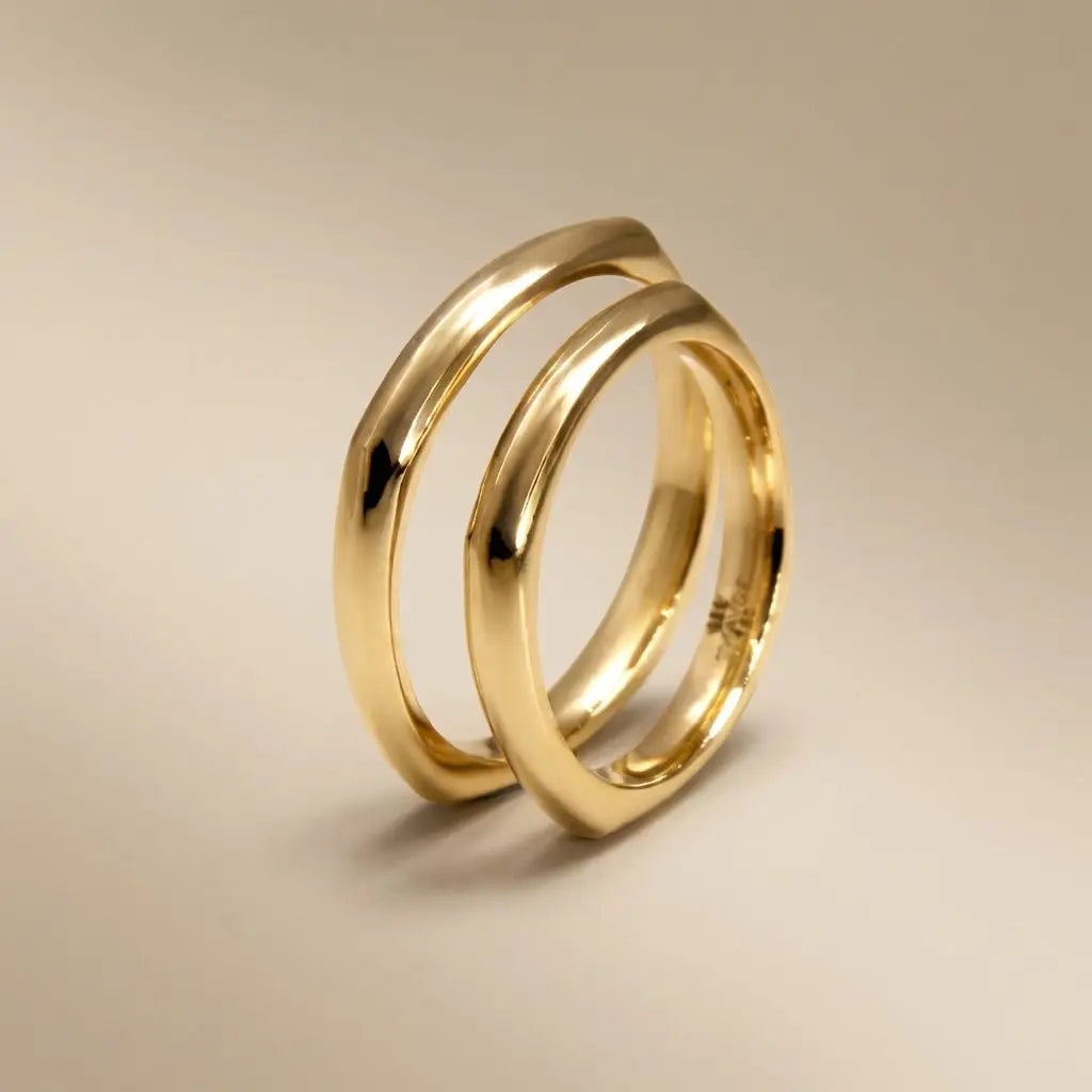 3mm Gold Wedding Band – Classic Elara – 9ct/14ct/18ct Gold