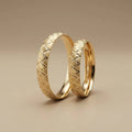 4mm Gold Wedding Band – Lattice – 9ct/14ct/18ct Gold