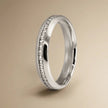 5mm Gold Wedding Band – Diamond Line Aurora – 9ct/14ct/18ct Gold
