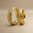 6mm Gold Wedding Band – Organic Ripple – 9ct/14ct/18ct Gold