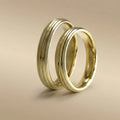 4mm Gold Wedding Band – Satin Finish – 9ct/14ct/18ct Gold