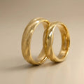5mm Gold Wedding Band – Soft Facet – 9ct/14ct/18ct Gold