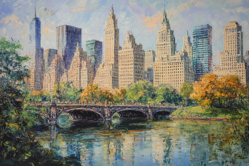 Manhattan Skyscraper Blanket