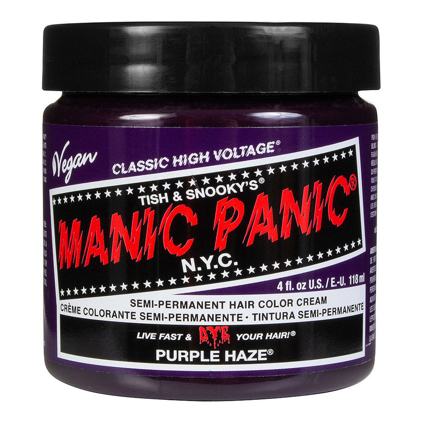 Bright Purple Semi-Permanent Hair Dye - Purple Haze | Manic Panic