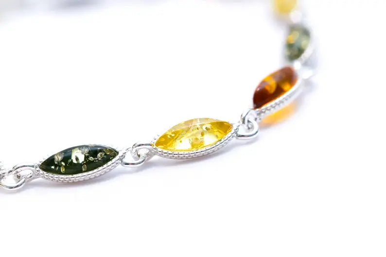 Markiezen Multikleur Barnsteen Armband