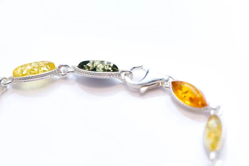 Markiezen Multikleur Barnsteen Armband