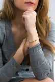 Marquise Multicolour Amber Bracelet