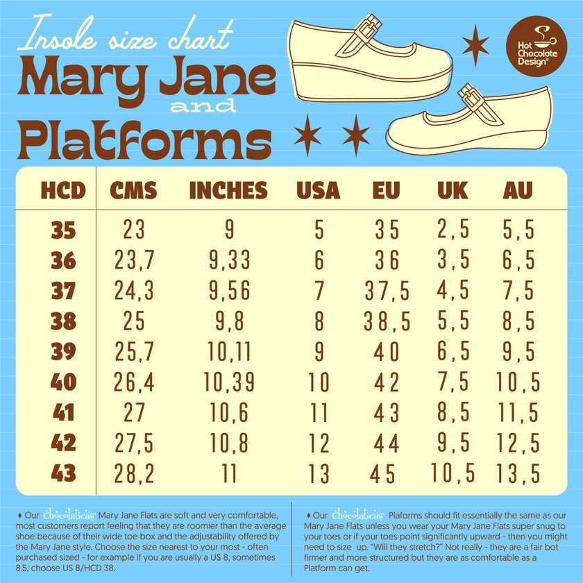 Chocolaticas® Death Stalks Gothic Mary Jane Flats