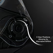 Daytona Glide Modular Motorcycle Helmet - DOT & ECE Approved, Bluetooth Ready, Dual Visor, Men/Women/Youth - W/ Phoenix