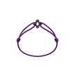 Mini Black Clover Cord Bracelet