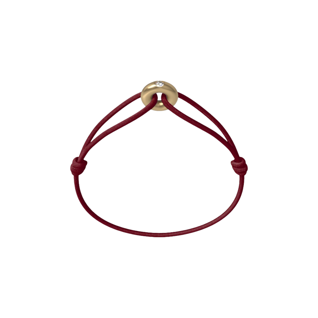Mini Golden Soho Diamond Cord Bracelet