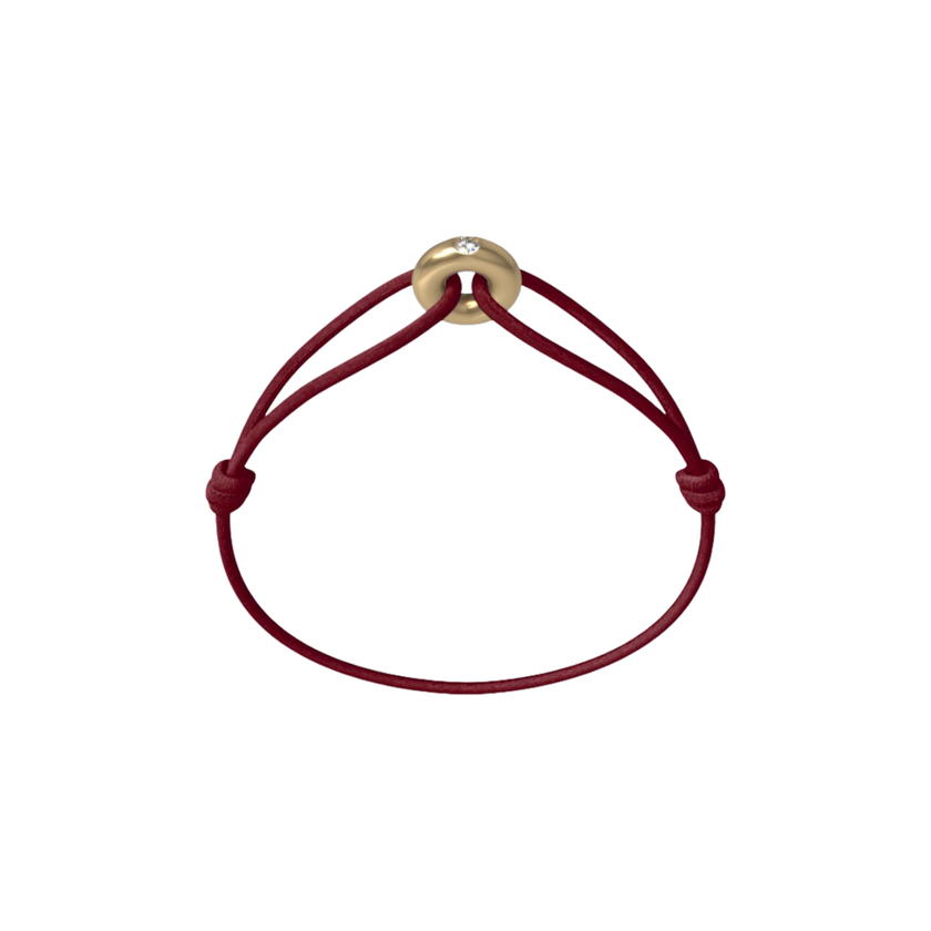 Mini Golden Soho Diamond Cord Bracelet