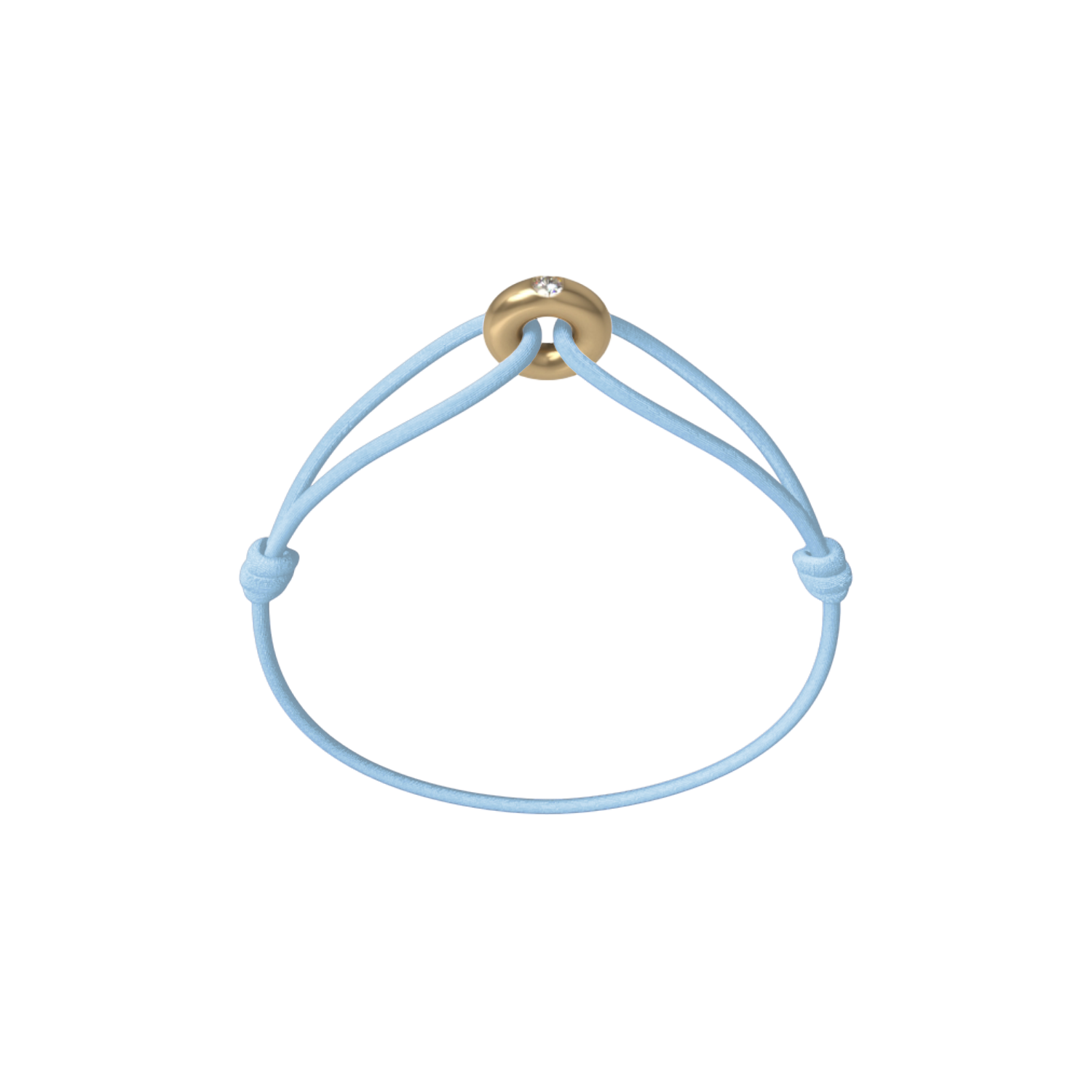 Mini Golden Soho Diamond Cord Bracelet