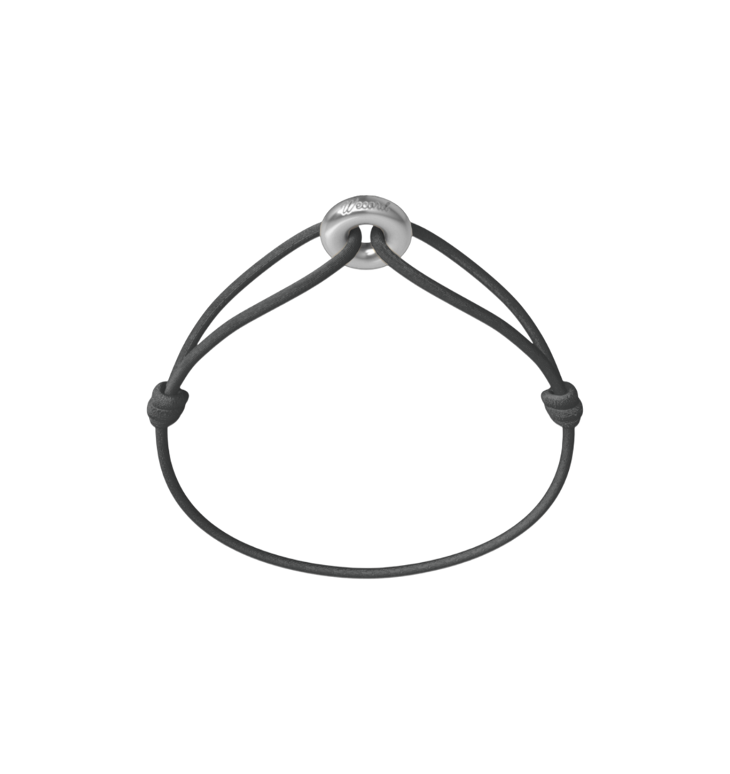Mini Silver Soho Matte Cord Bracelet