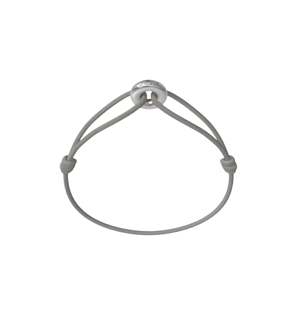 Mini Silver Soho Matte Cord Bracelet