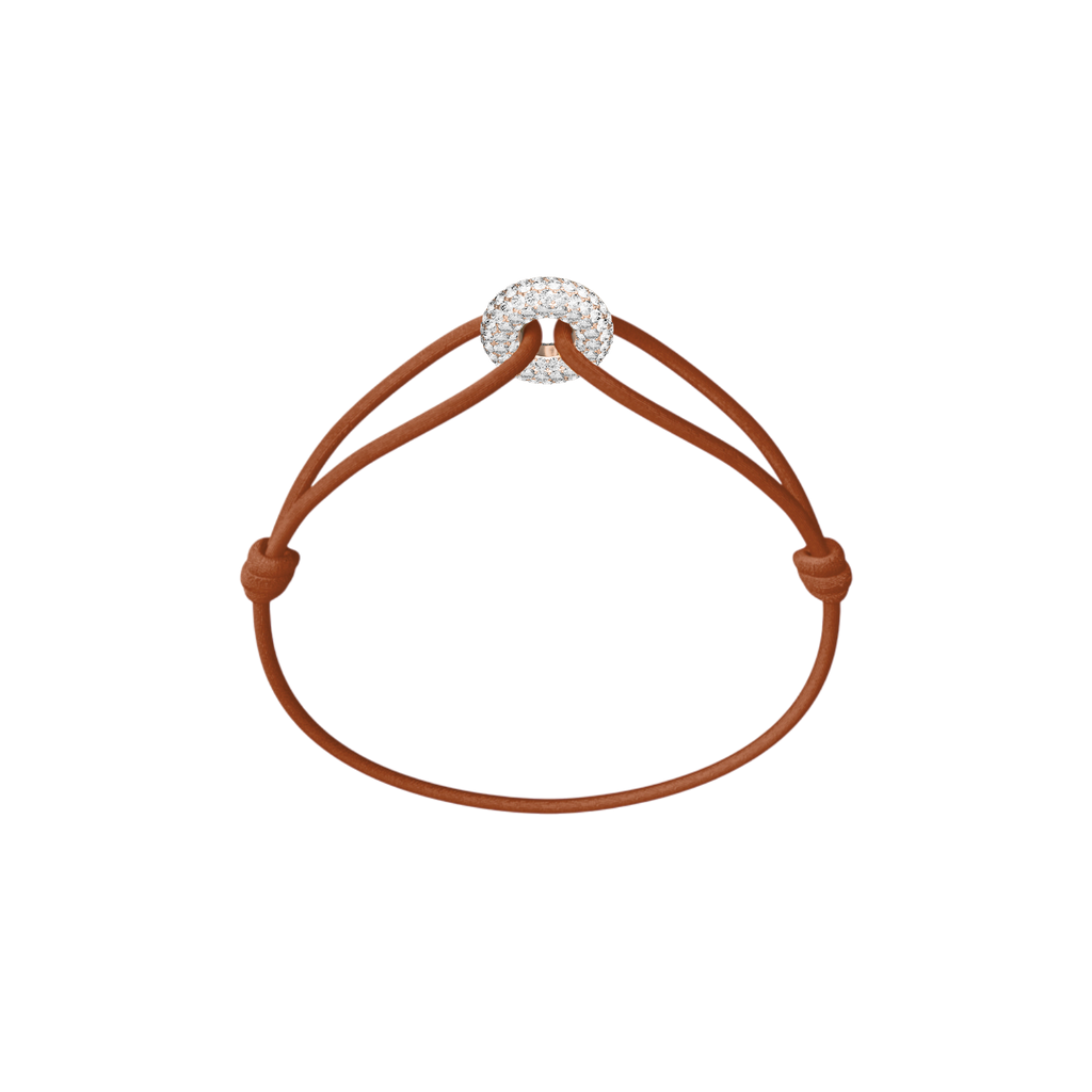 Mini Rose Soho Pavé Cord Bracelet