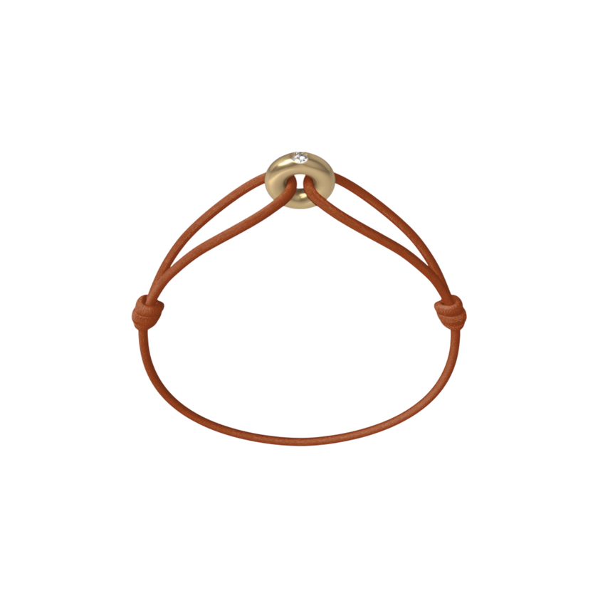 Mini Golden Soho Diamond Cord Bracelet