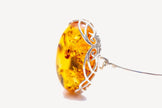 Modern Baltic Amber Fixed Bangle