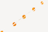 Modern Caged Amber Spheres Bracelet