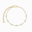 Moissanite Bracelet in 18k Gold Vermeil