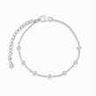 Moissanite Bracelet in Sterling Silver