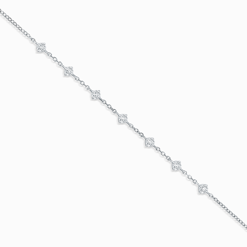 Moissanite Bracelet in Sterling Silver