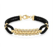 14ct/14K Gold Detail Bracelet – Golden Mosaic Braided