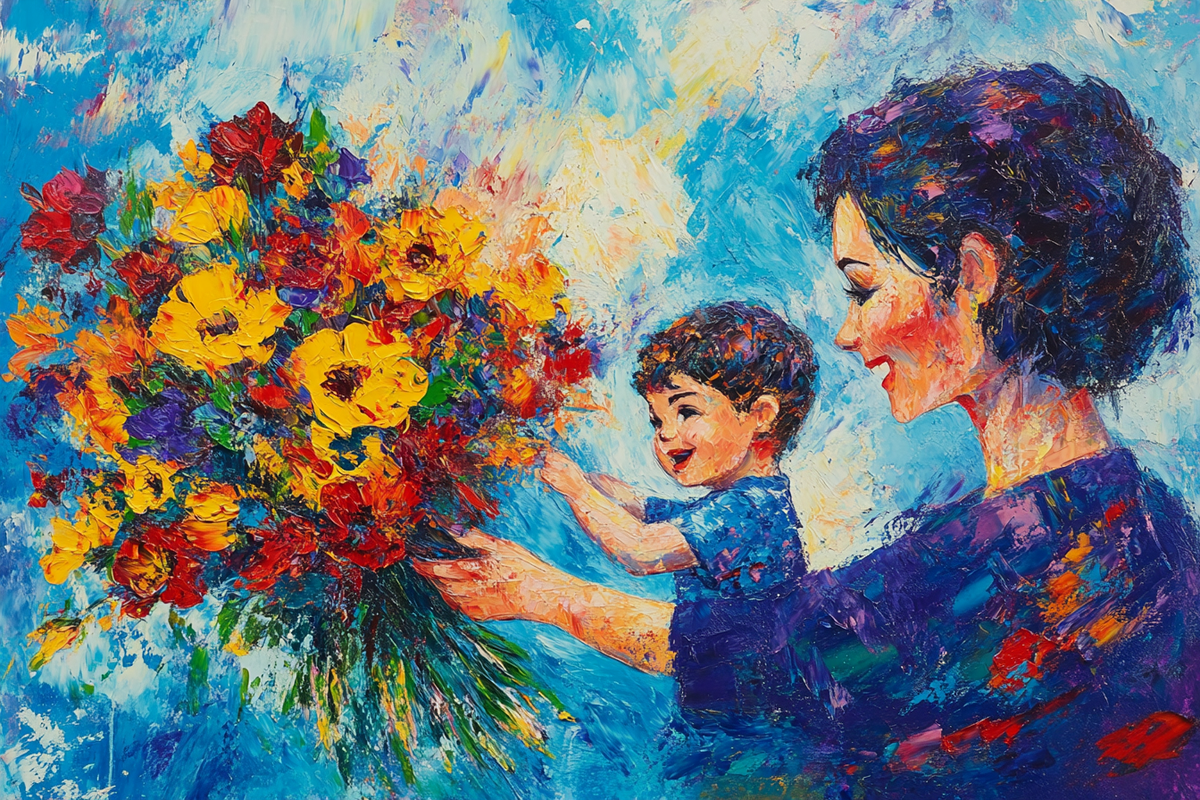 Mother's Day Joy Blanket