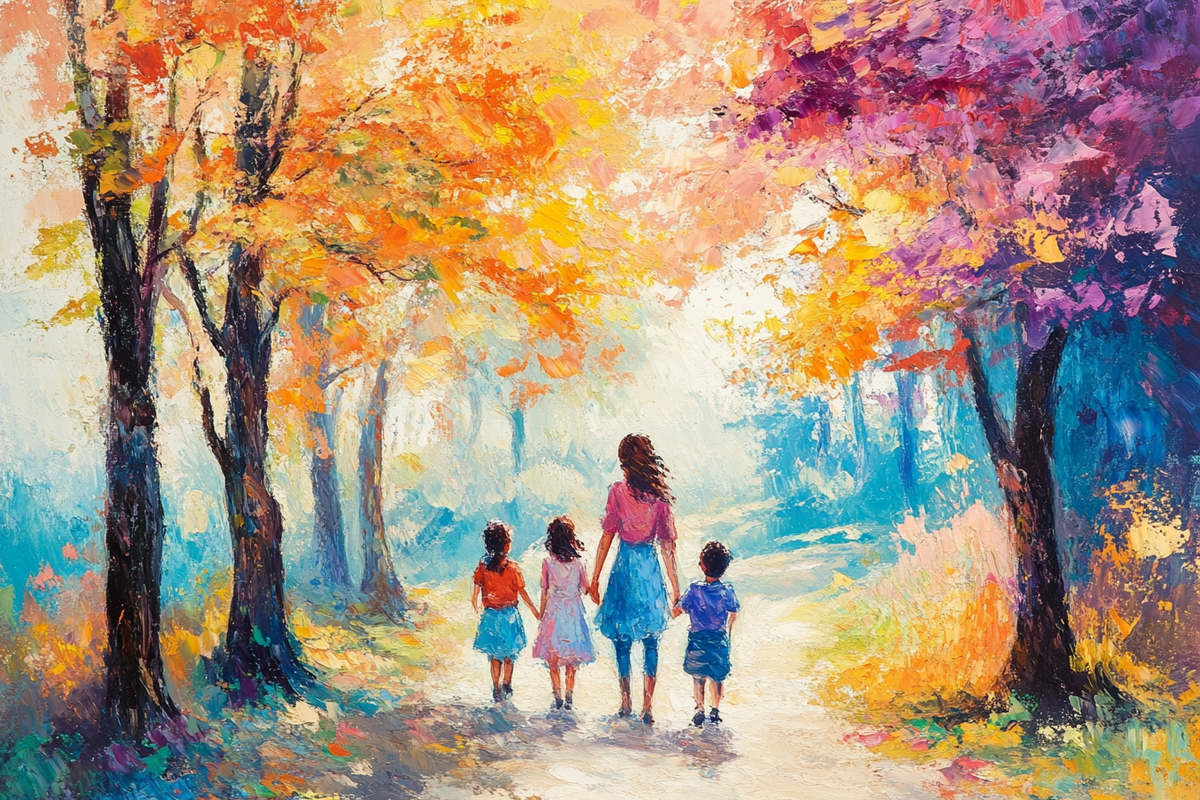 Mother’s Journey Forest Blanket