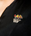 Multicolour Tulip Amber Brooch