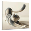 Stretching Cat Canvas
