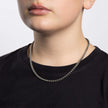 Fred Bennett Smaller Fit Stainless Steel Wheat Chain Necklace