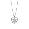Laura Ashley Silver Spring Posy Vintage Heart Necklace
