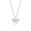 Laura Ashley Silver Kids Milda Bow Necklace