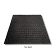 20mm Onyx EPDM Rubber Gym Tiles