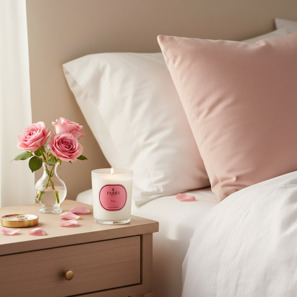 ROSE CANDLE 180G