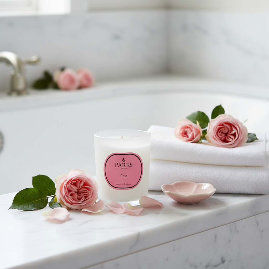 ROSE CANDLE 180G