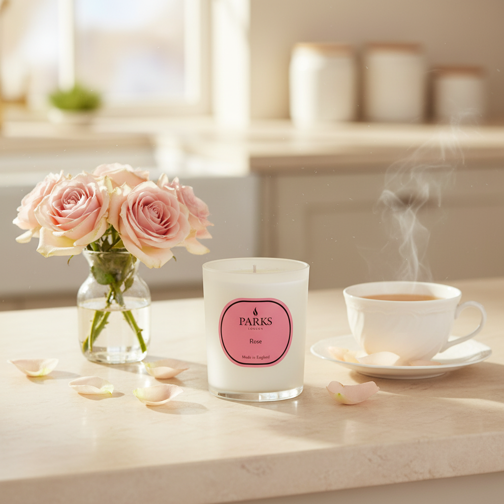 ROSE CANDLE 180G