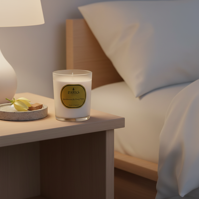 SANDALWOOD & YLANG YLANG CANDLE 180G