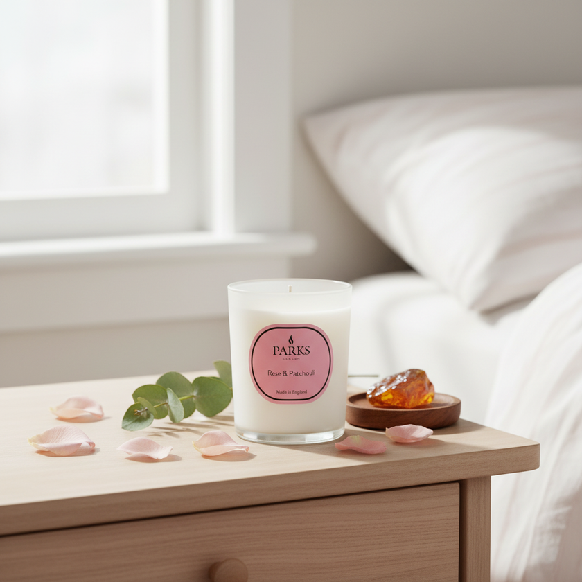 ROSE & PATCHOULI CANDLE 180G