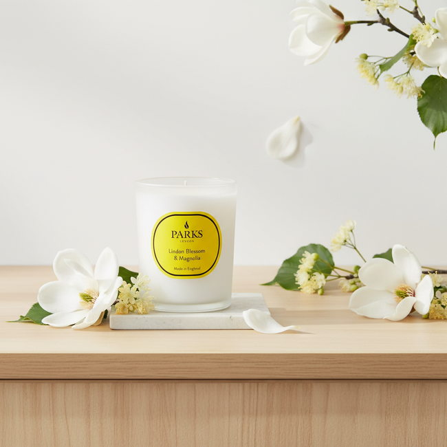 LINDEN BLOSSOM & MAGNOLIA CANDLE 180G