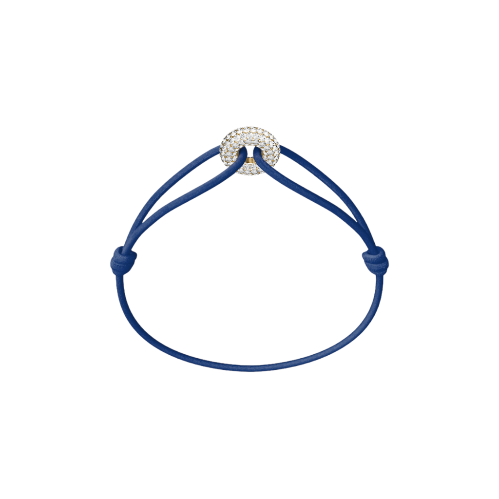 Mini Golden Soho Pavé Cord Bracelet