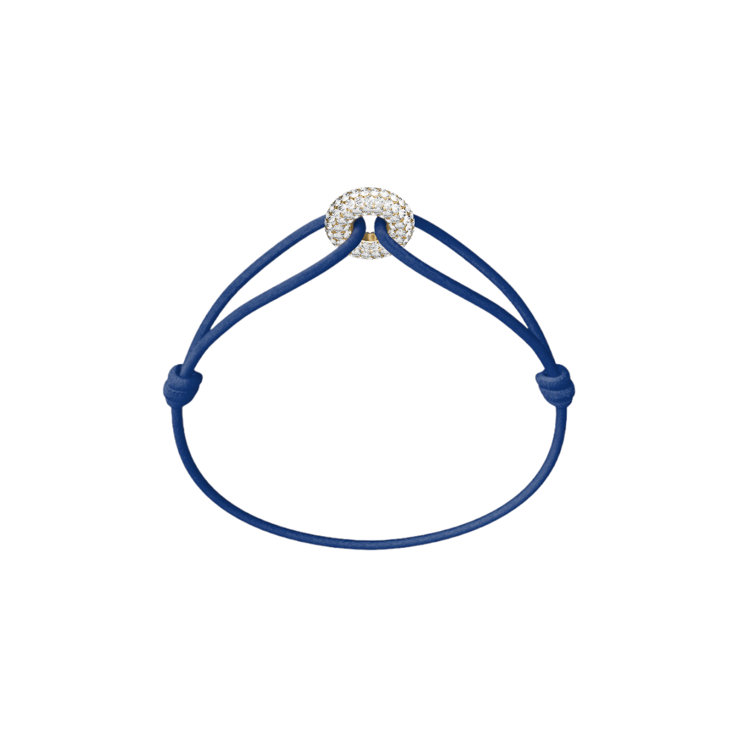Mini Golden Soho Pavé Cord Bracelet