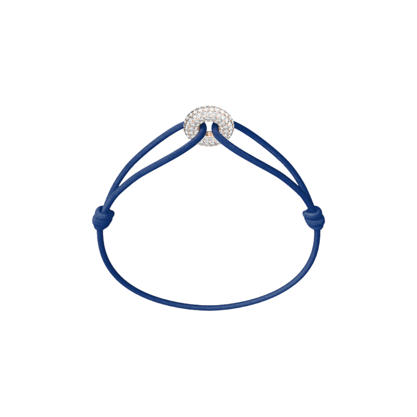 Mini Rose Soho Pavé Cord Bracelet