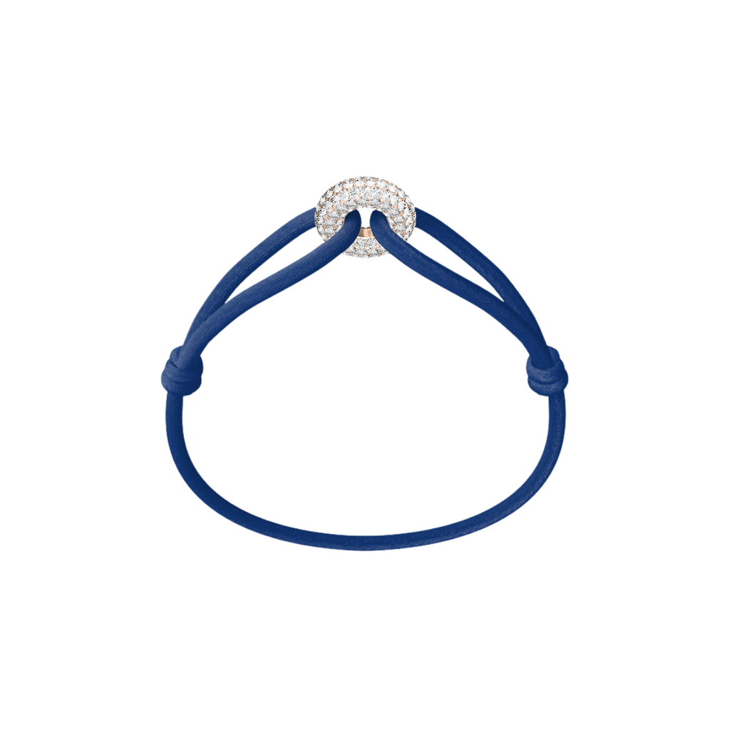 Rose Soho Pavé Cord Bracelet