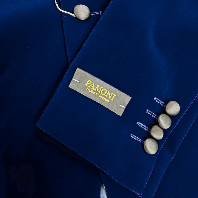 Navy Velvet Dinner Blazer