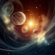 Nebula Lines Canvas